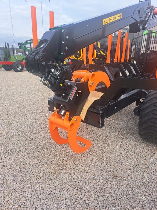 Przyczepa Leśna Zrywkowa BMF10T2 PRO720 z Żurawiem PROMOCJA