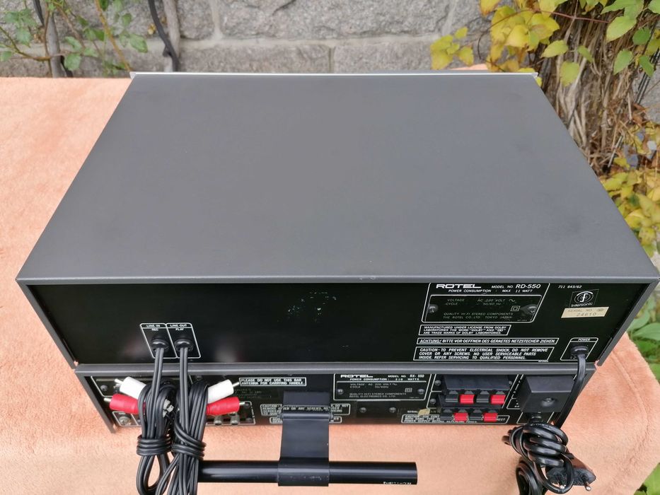 ROTEL RX-550 RD-550 Japońska Wieża Stereo Prl