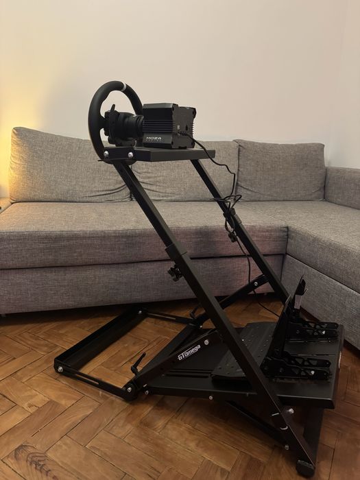Moza R5 + Pro Gt omega wheelstand