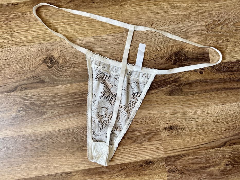 Nowe majtki stringi Girlpal biale XXL