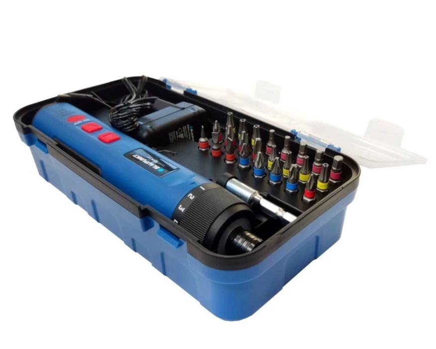 WKRĘTAK Akumulatorowy Blaupunkt 4V 5Nm 320Obr/Min + 26 Bitów ETUI NOWY