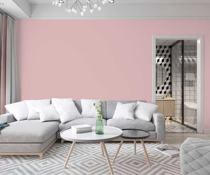 Інтер'єрна фарба акрилова Aura LuxPro Extramatt (світло-рожева) миюча.