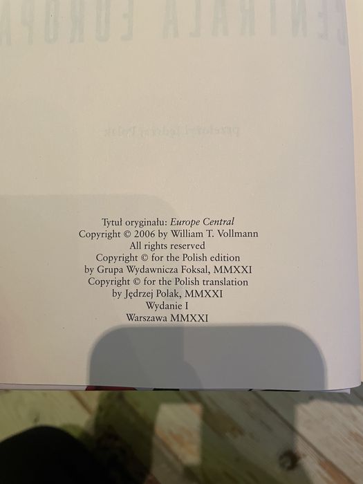 Centralna Europa William T. Vollmann