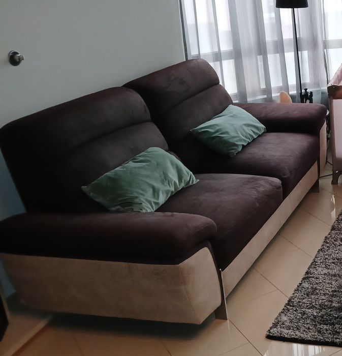 Sofá 3 lugares preto