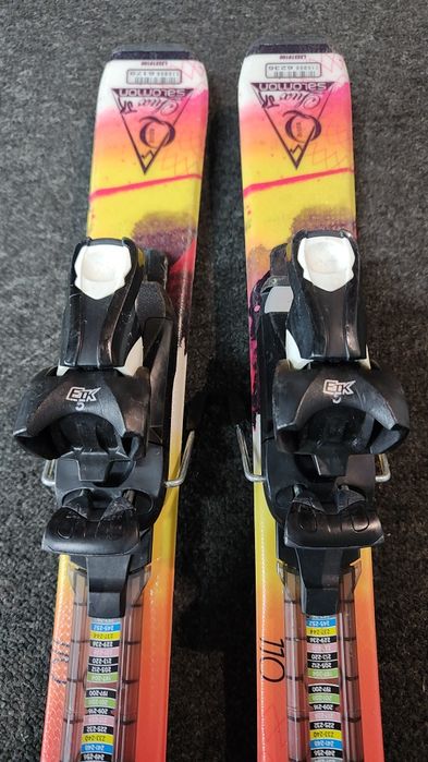 JUNIOR Narty 110 cm SALOMON LUX JR zjazdowe
