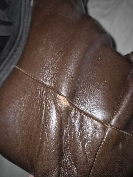 Шкіряні чоботи Zara 37  розміру