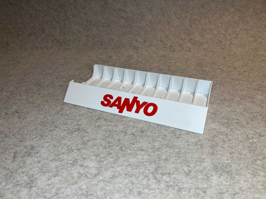 Stojak podstawka na kasety magnetofonowe Sanyo