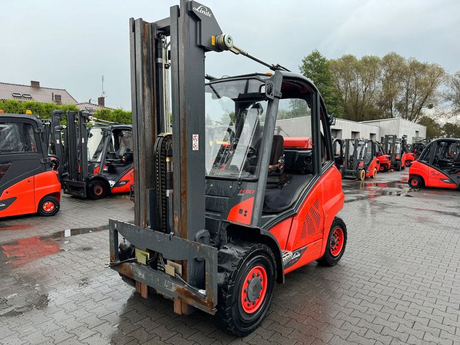 Linde Linde h50 EVO triplex 4 sekcje wolny skok h40 h45 toyot