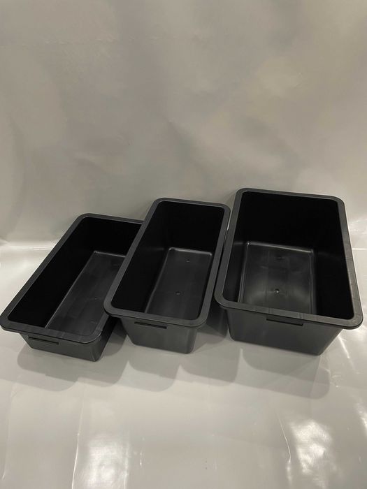 Pojemnik elastyczny okrągły 42 litry czarny wiadro kubeł kastra