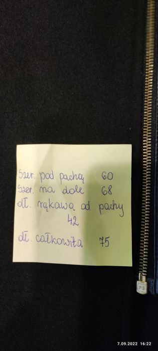 Kurtka wiosenna jesienna przejściowa płaszczyk xxl