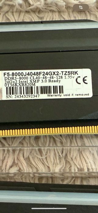 Pamięć RAM G.Skill Trident Z5 RGB DDR5 48GB (2x24GB) 8000MHz CL40