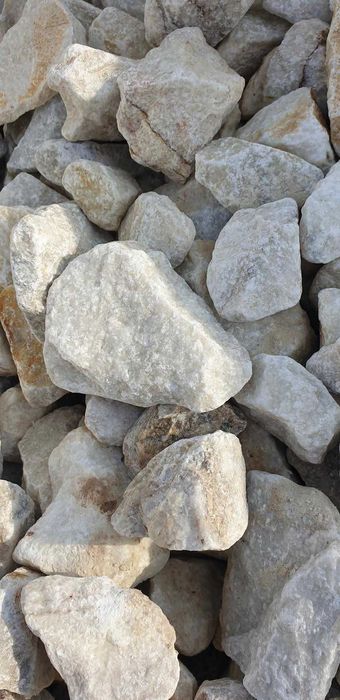Grys Crystal White 8, 11, 32 mm kremowy kamień łupek żwir kruszywo ogrodowe Kamienie dekoracyjne
