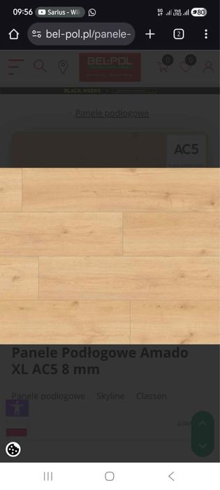 Panele podłogowe Amando XLAC5 8mm