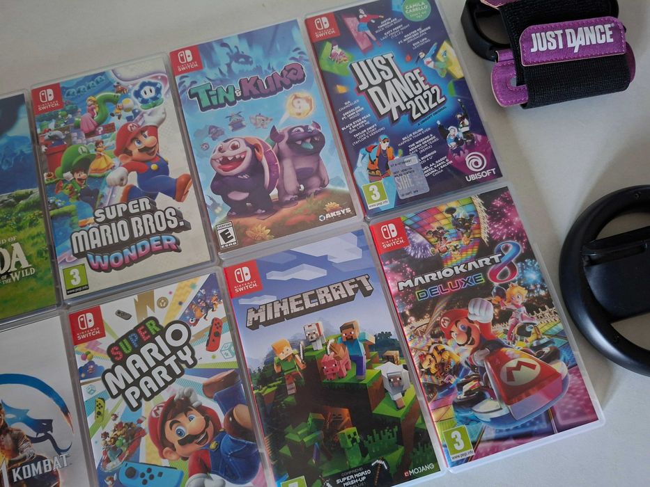 9 Jogos Nintendo Switch | Zelda,  Mario , Mortal Kombat Ler descrição*