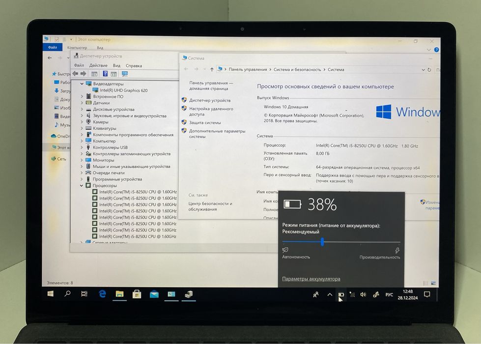 Планшет Surface 1769 13.5"/ 8GB RAM/256GB SSD/i5-8250! N2154