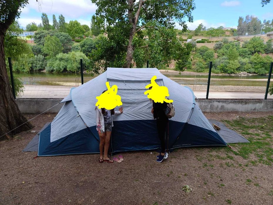 Tenda de campismo com varetas ARPENAZ 4.2 F&B - 4 pessoas - 2 quartos