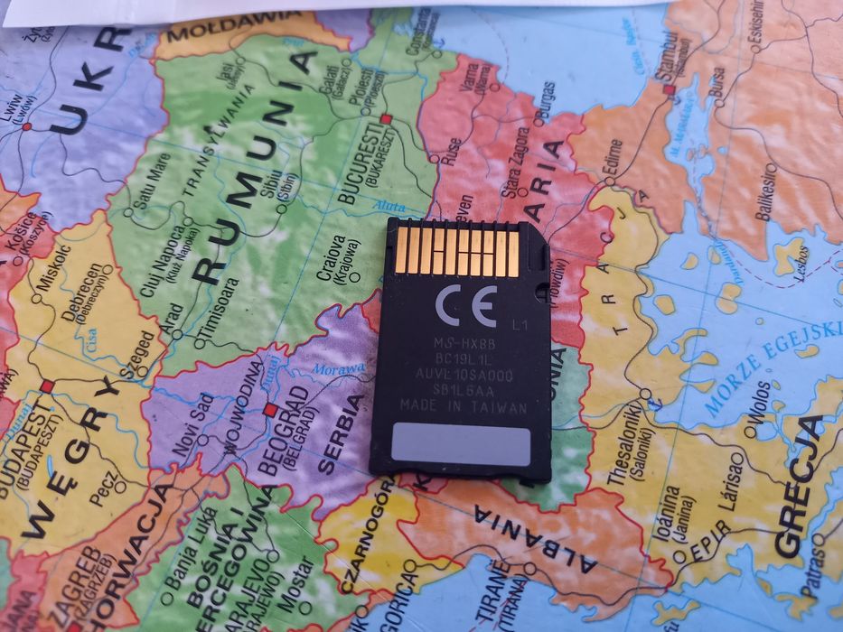 Karta pamięci 8gb Sony memory stick pro hg duo