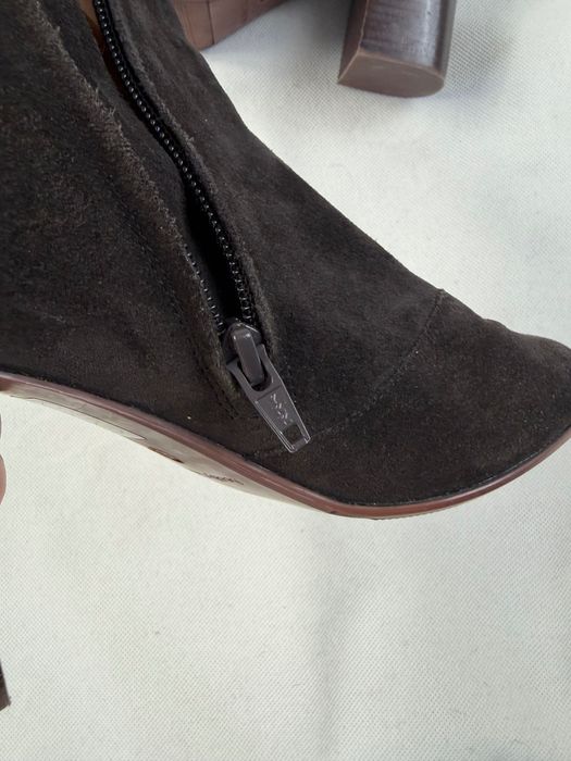 Zamszowe Buty See by Chloe Ankle Ciemny Brąz  i