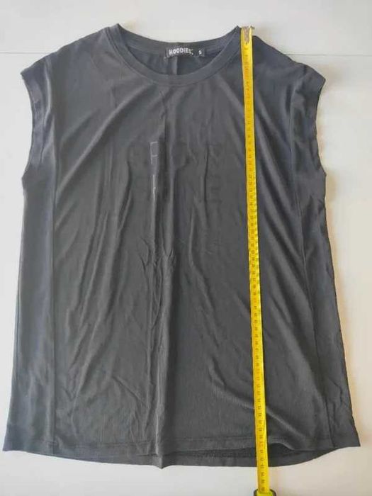 T-shirt / Top Preto Hoodies Bright Shine – Tamanho S