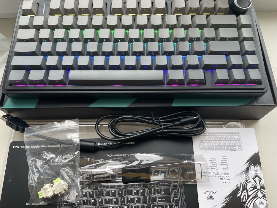 Aula f75 New бездротова механічна клавіатура