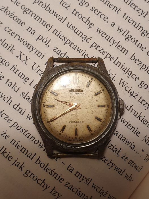 Vintage Delbana Incabloc Mechanical 17 jewels