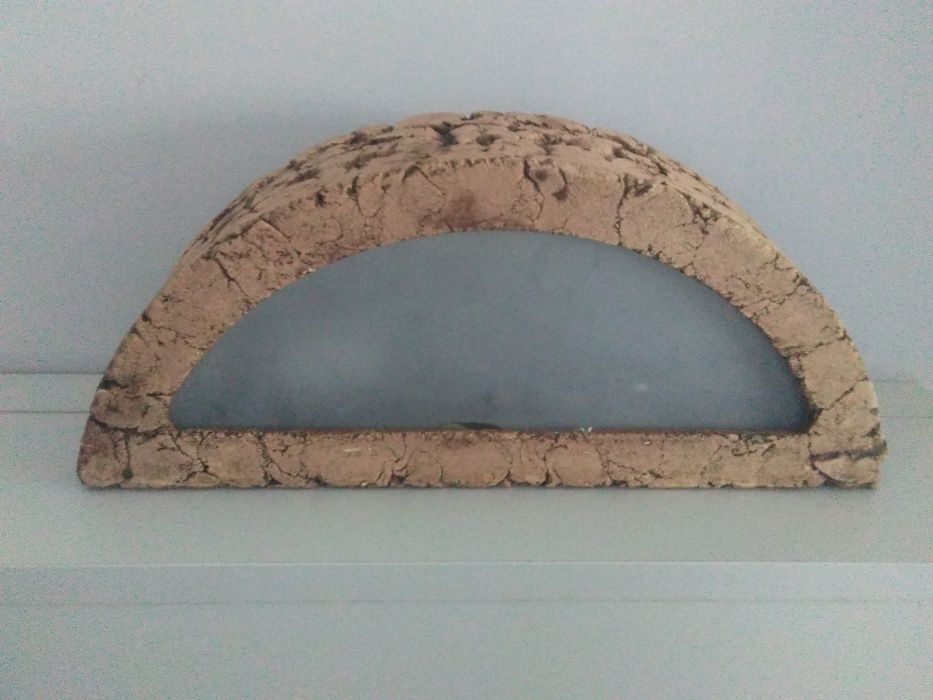 Kinkiet kamień glina ażurowy duży