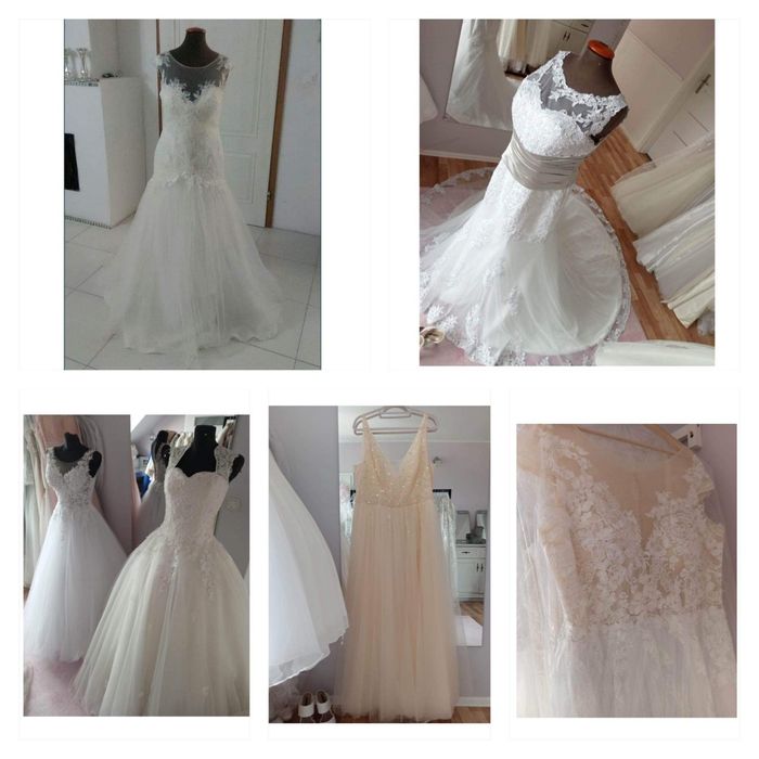 Suknie ślubne w odcieniach