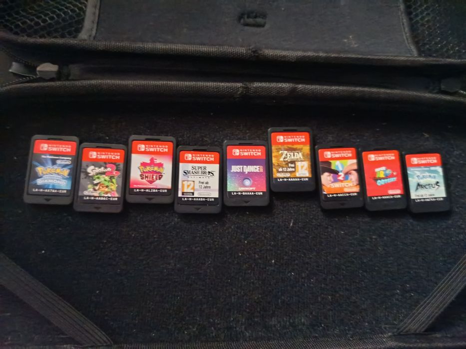 Switch com 9 jogos