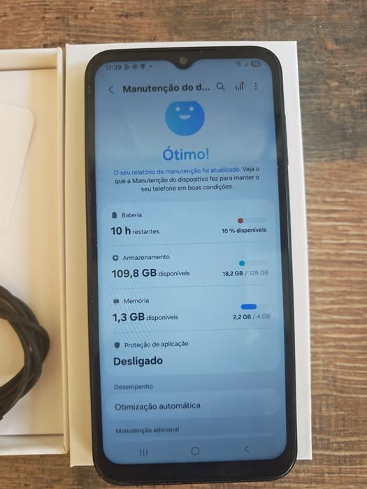 Samsung A14 6.6"5G  4GB/128GB Preto  Aceito Retomas