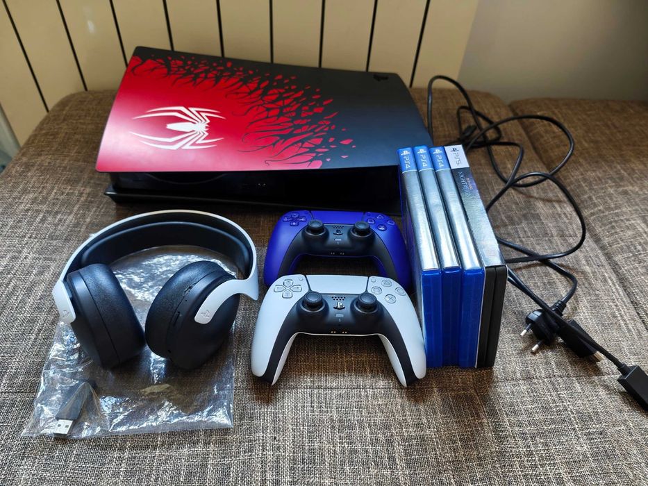 Konsola PlayStation 5 Spider-Man Limited Edition | Gry + słuchawki