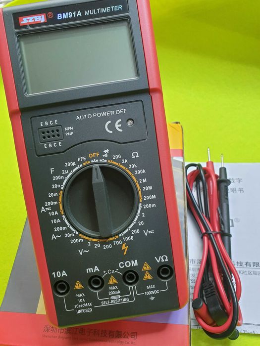Multímetro Digital SZBJ BM91A