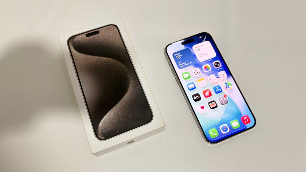 Iphone 15 Pro Max 256Gb Titanium White (E-sim)