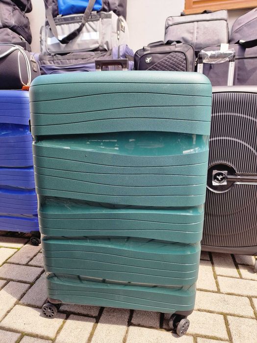 Walizka podróżna XL 75 cm – pojemna 96L, lekka 100%PP, 4 kółka