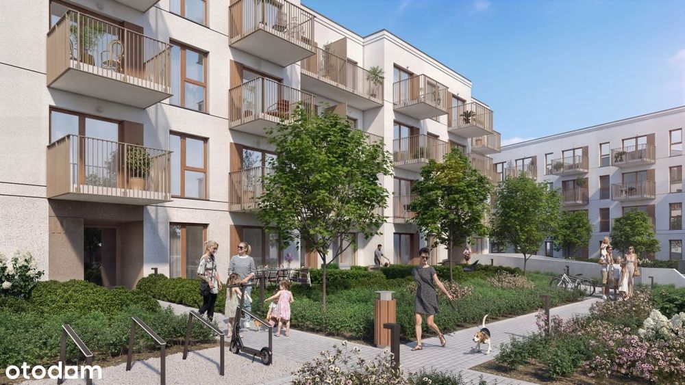 2-pokojowe mieszkanie 43m2 + balkon