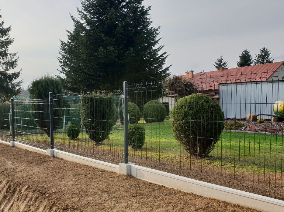 ogrodzenie panelowe kompletne 49zł metr Transport HDS