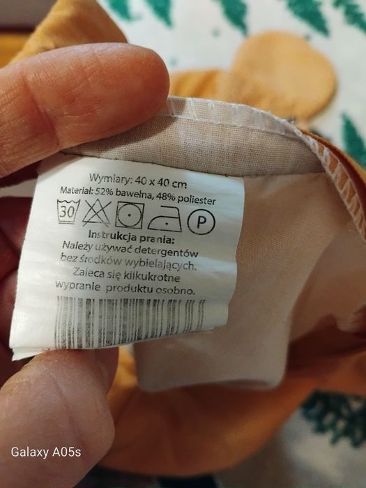 Ozdobna poszewka na poduszke dla dzieci