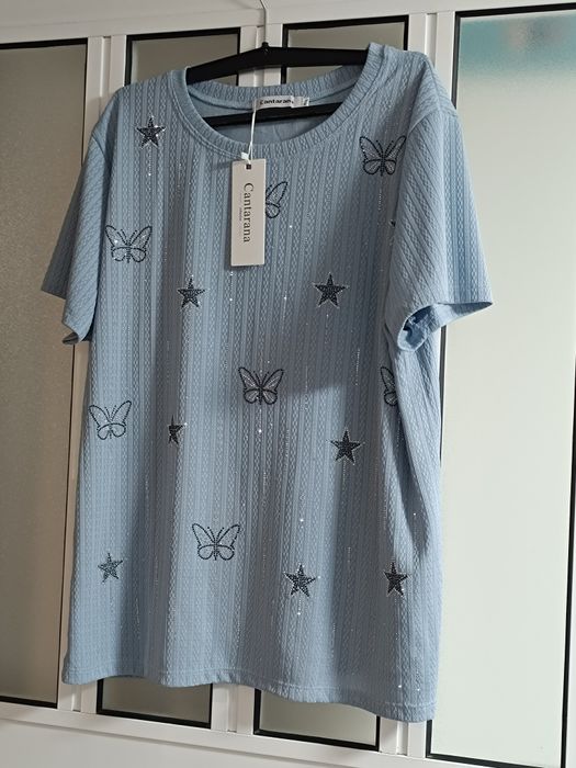 Camisola de manga curta nova