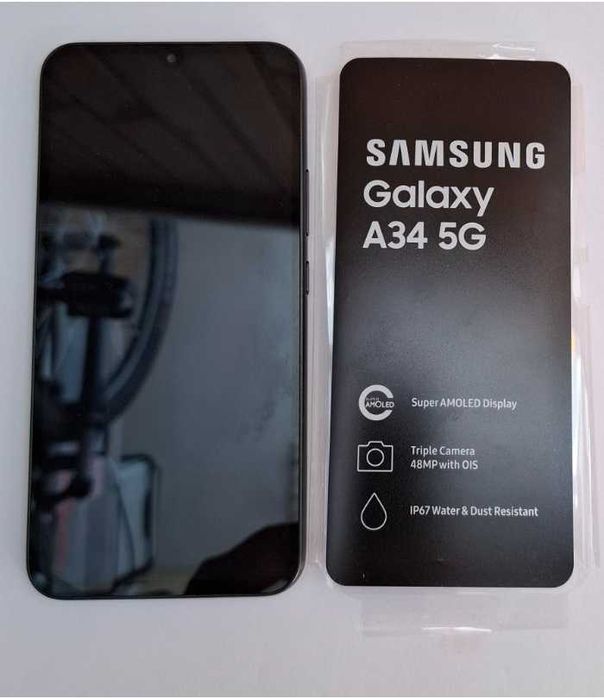 Смартфон Samsung Galaxy A34 A346E 6/128GB Black СТАН НОВОГО