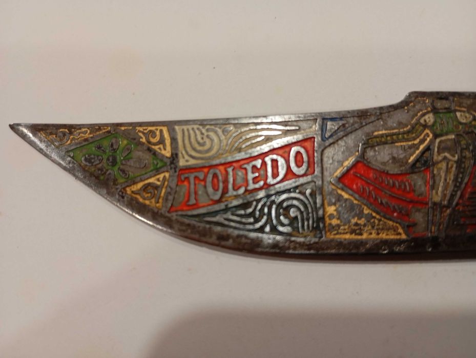 Canivete Coleção Toledo/Albacete?-Cenas Tauromaquia-Cabo Corno-Cliques