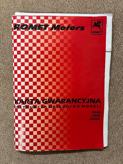 Motocykl Romet R250 jak nowy maly przebieg