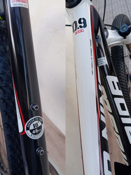 JF-Bikes Duas bicicletas carbono 27,5 M, Merida XT/ Scott Scale