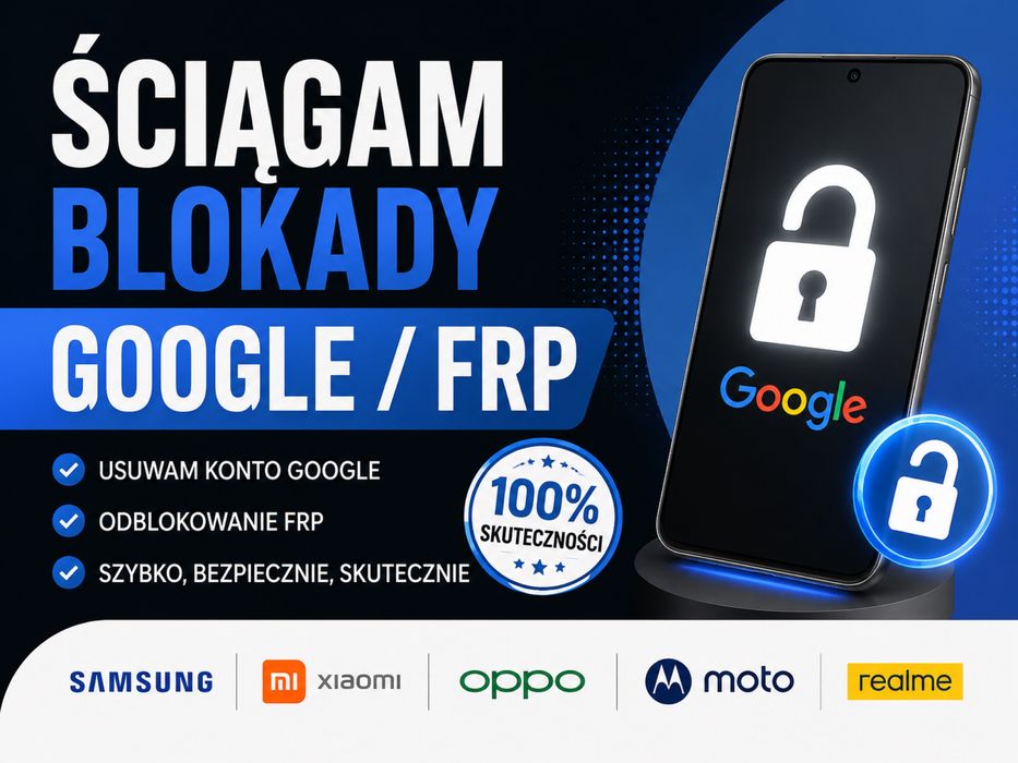 Ściąganie blokady Google | FRP | konto Xiaomi | bypass | MDM