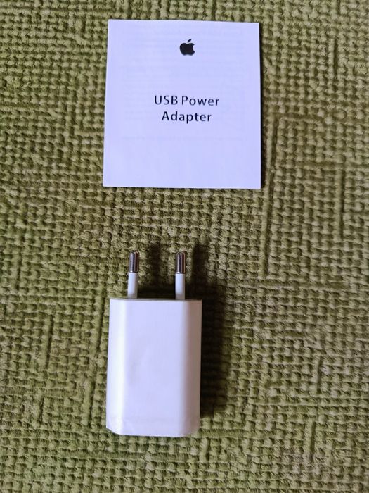 Оригінальний комплект зарядки для iPhone кабель Lightning, блок живлення 5W