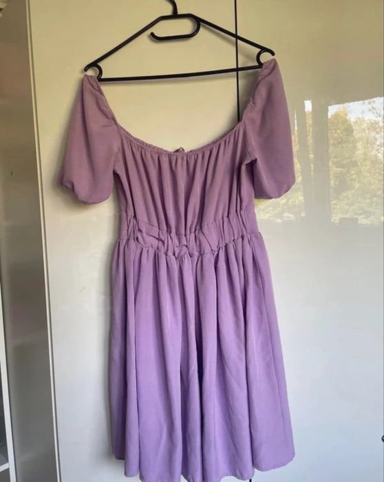 Liliowa sukienka Pucci M
