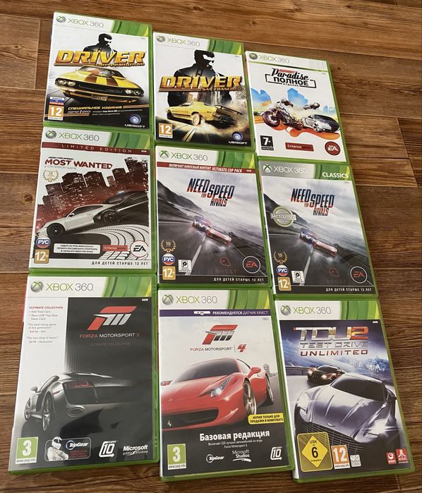 Xbox 360: Deadpool, X-Men, FIFA 19, Mortal Kombat, Doom, Driver, GTA5