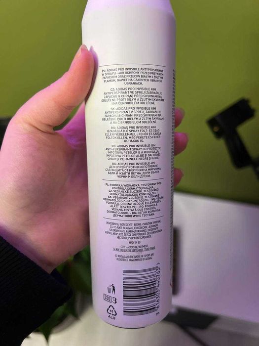 plastry z woskiem + antyperspirant Adidas