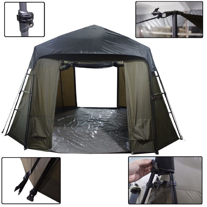 Палатка карповая автомат шатер высокая Ranger Gazebo Lux 3 Mann