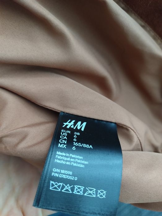 H&M шкіряна замшева куртка косуха нова