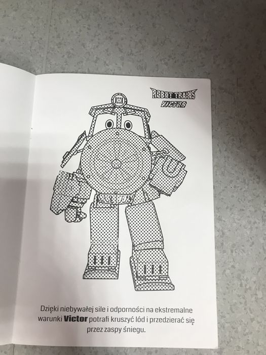 Robot Trains  - Wodna kolorowanka