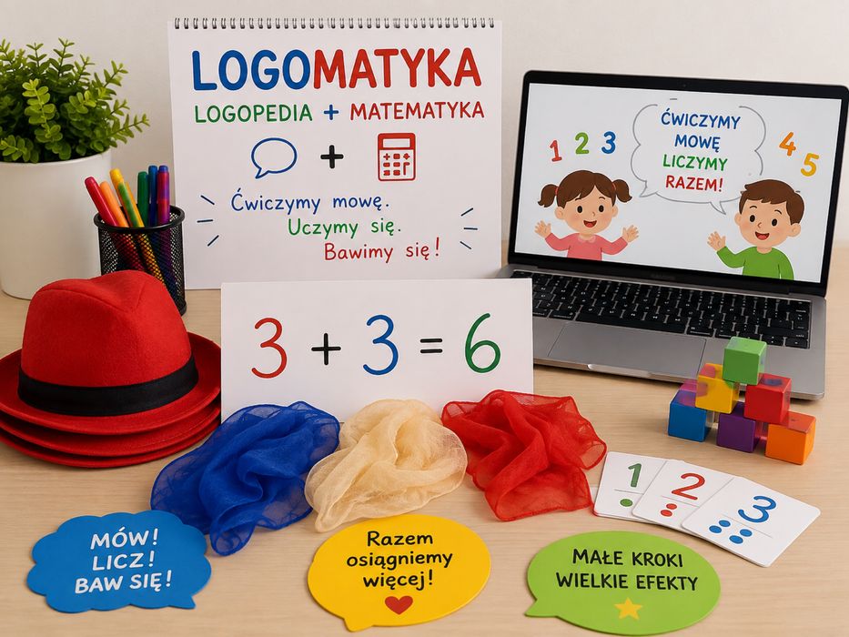 Logomatyka logopedia online + matematyka